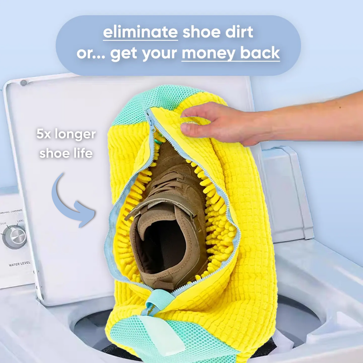 Unstain-laundry shoe bag